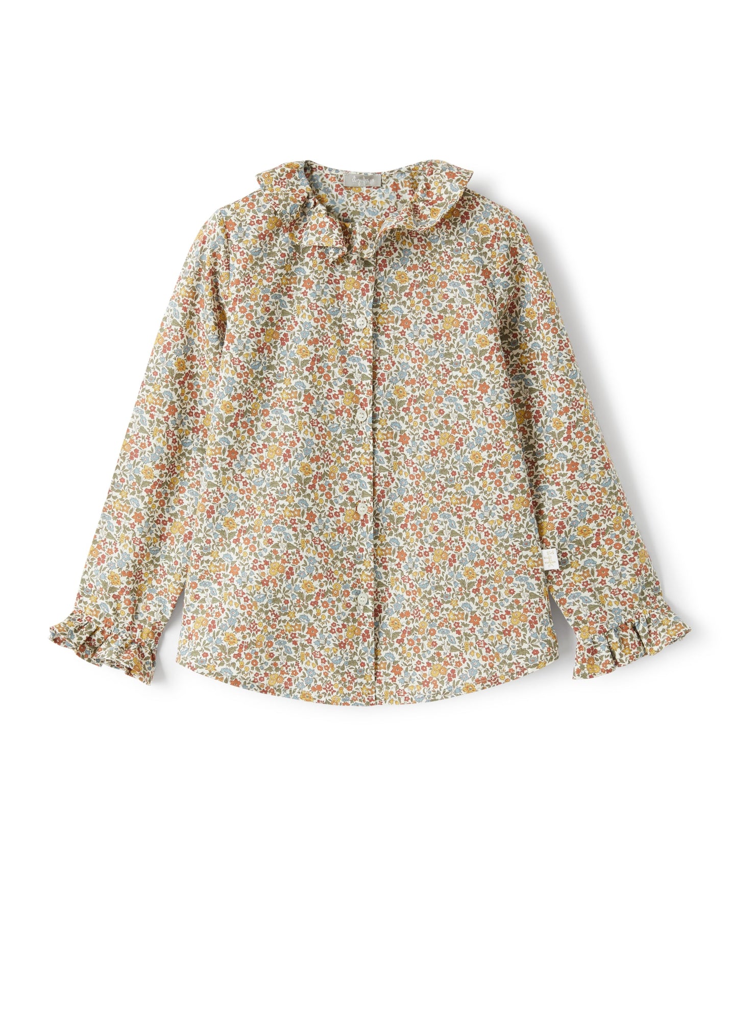 Shirt with Ruffle Detail | Oliva