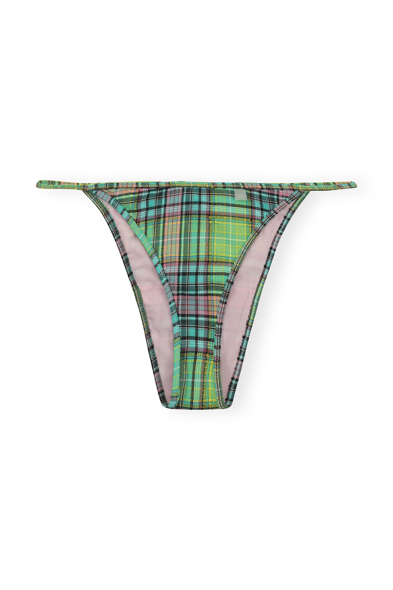 Recycled Seersucker Mini Brief | Lagoon