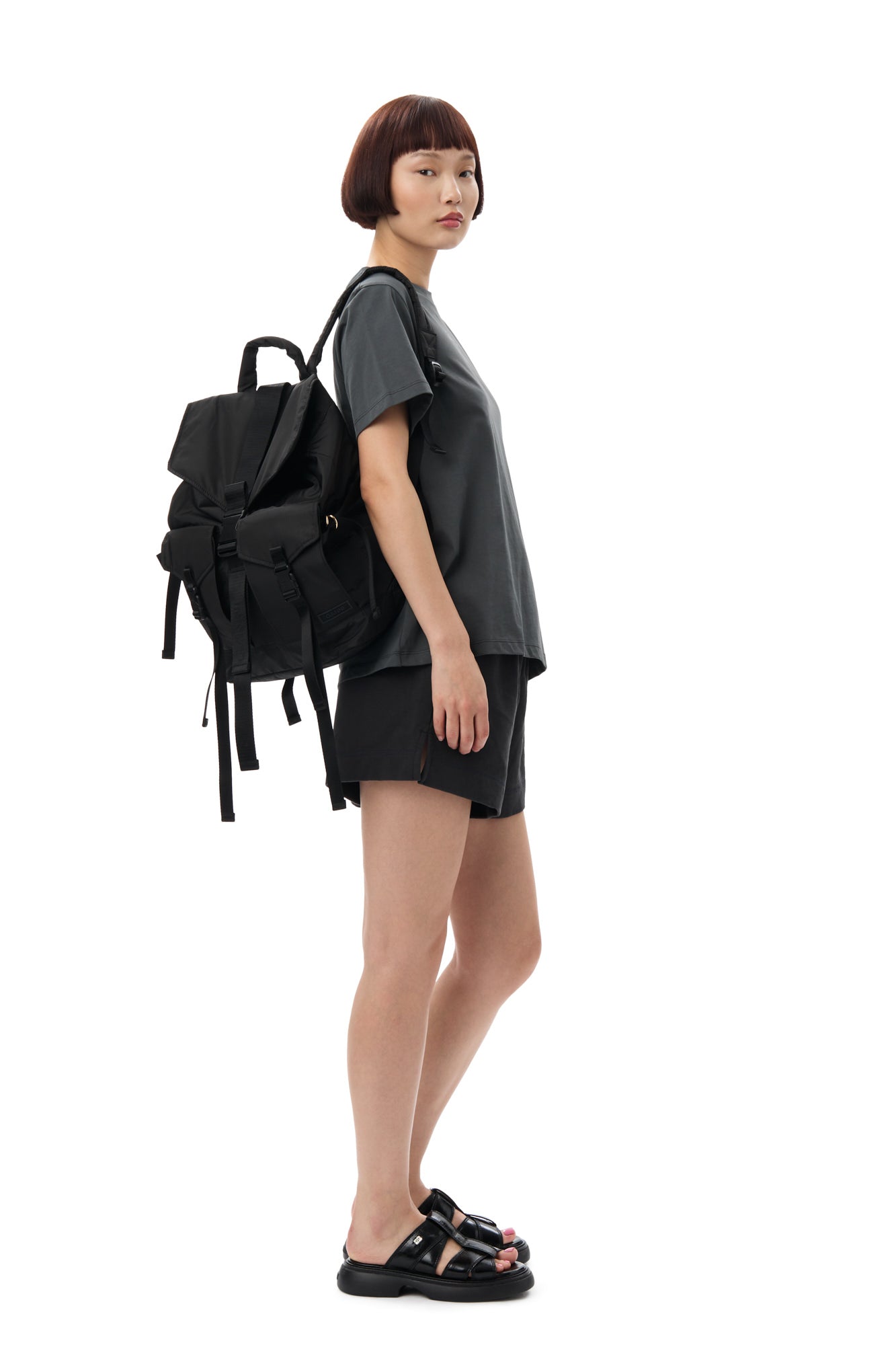 Recycled Tech Backpack | Black