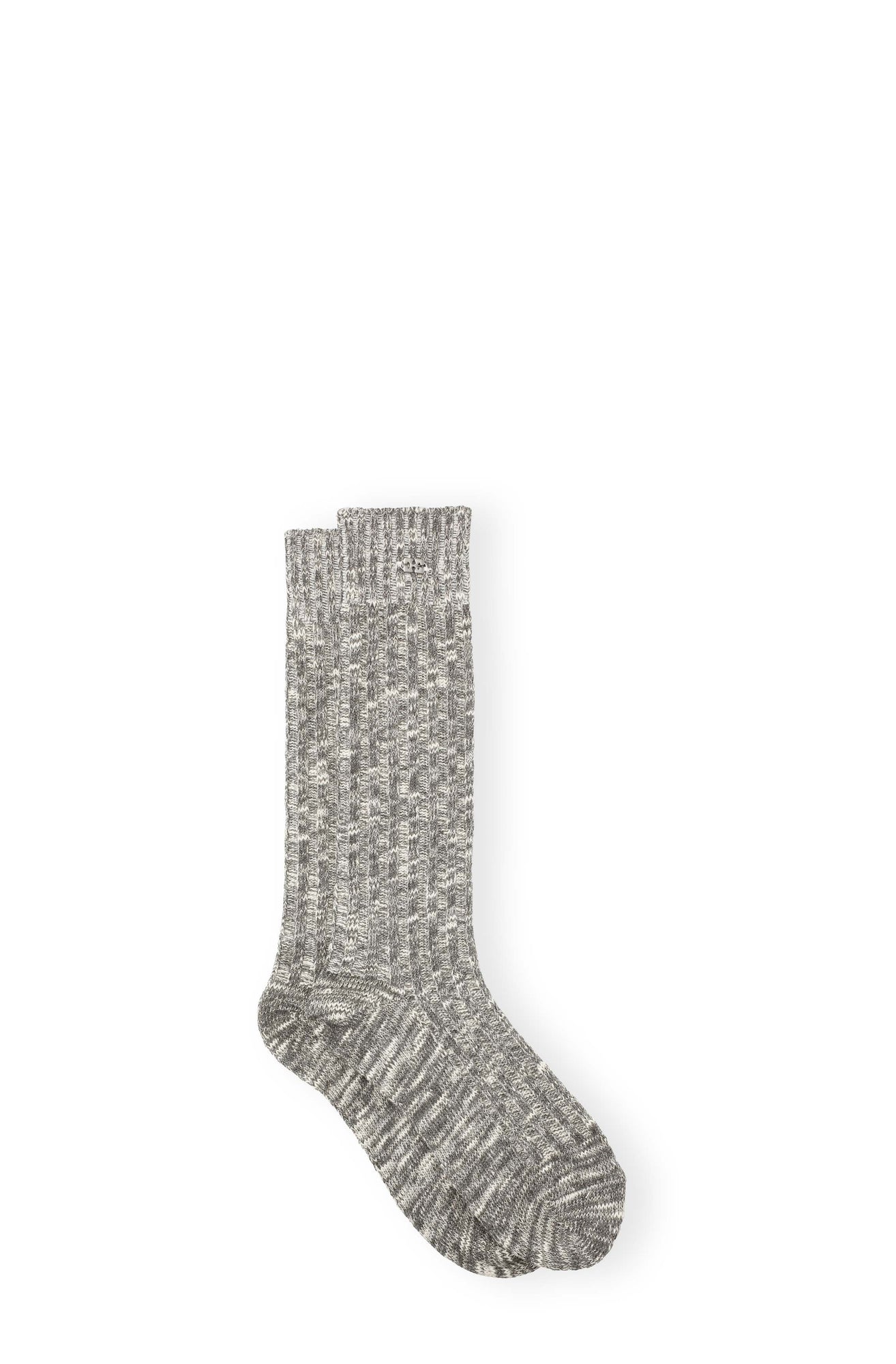 Chunky Cotton Socks | Ebony Melange