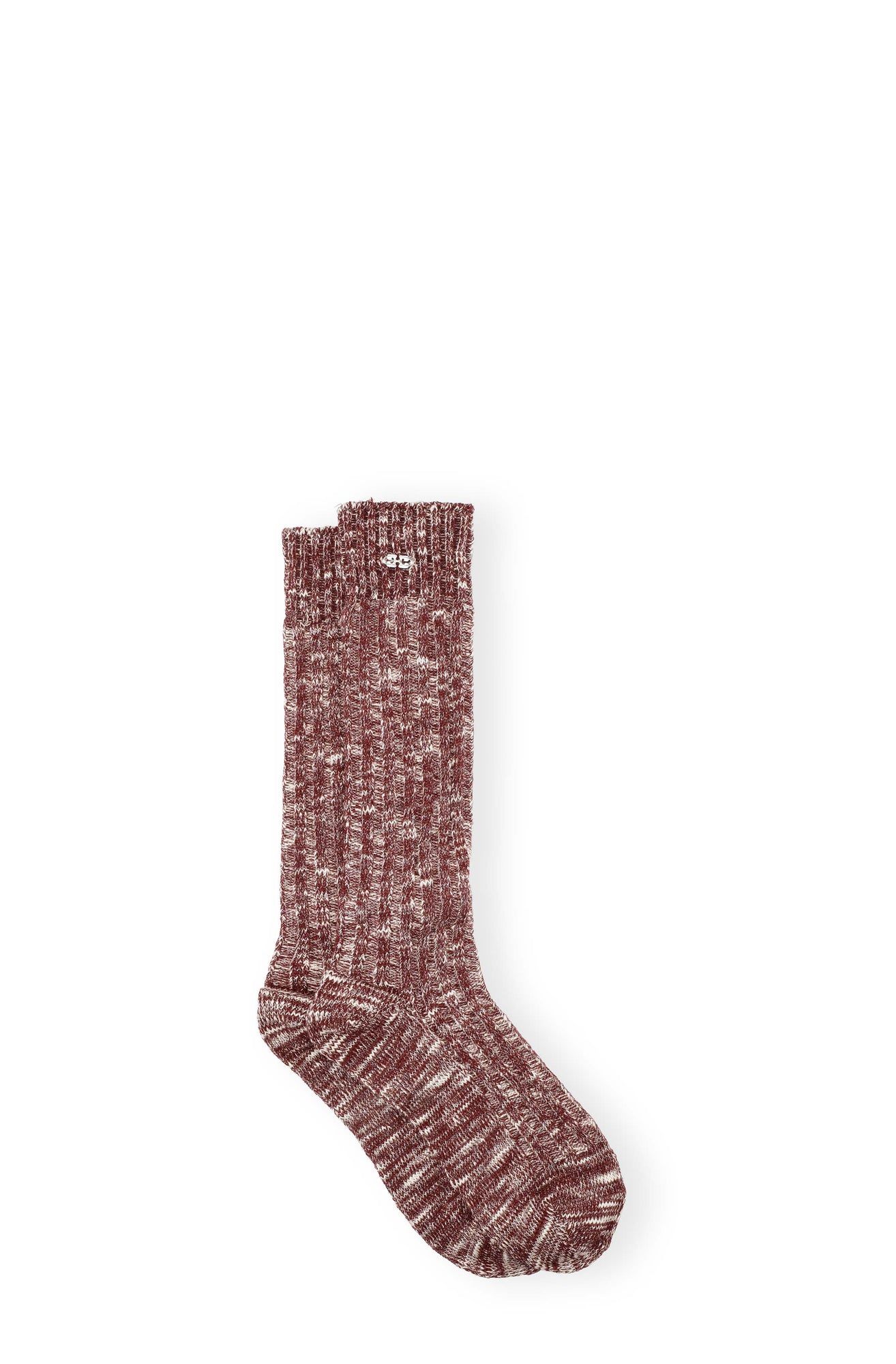 Chunky Cotton Socks | Dark Burgundy