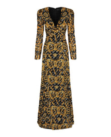 Versace | Baroque Print Evening Gown