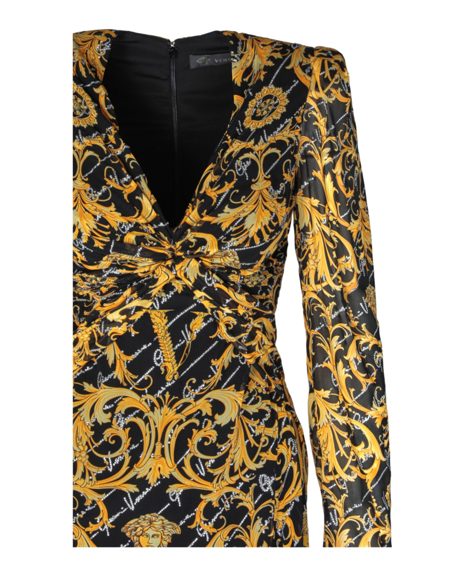 Versace | Baroque Print Evening Gown