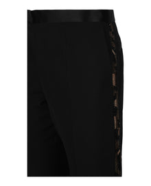 Versace | Embellished Panel Formal Pants