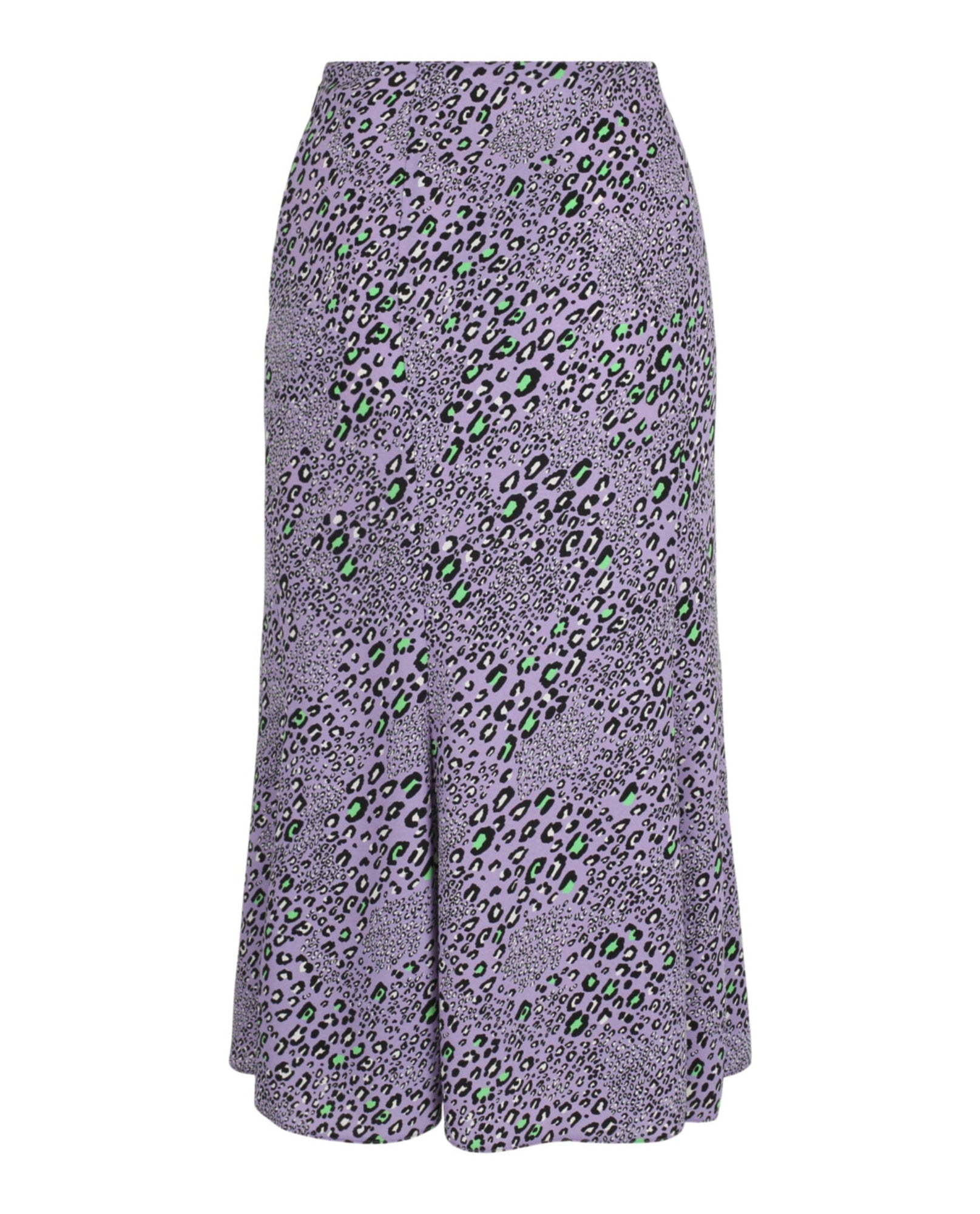 Versace | Animal Printed Midi Flounce Skirt