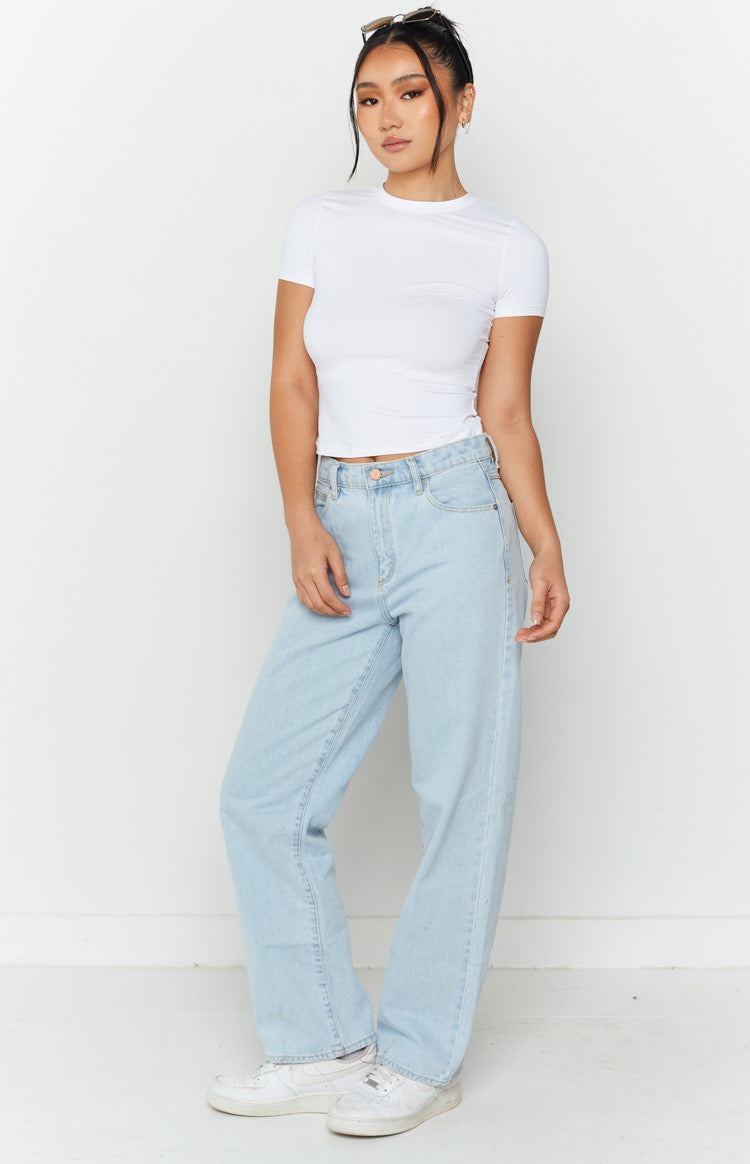 ABRAND A Slouch Jeans | Bleached Stone