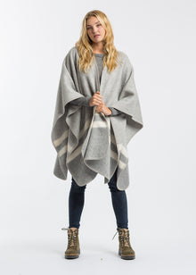 Unisex | Aspen Cape | Light Grey / Grey / Ivory