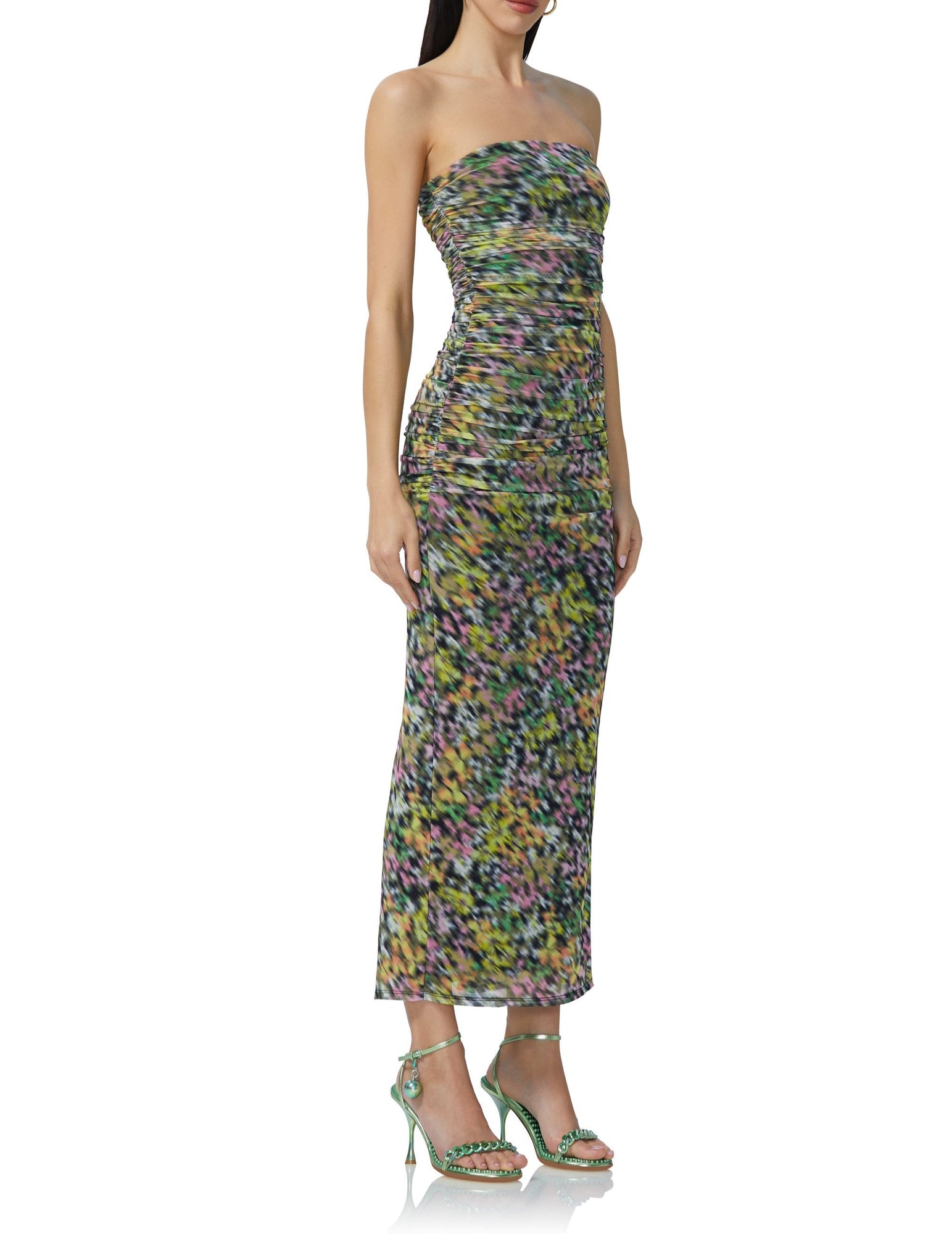 Marlo Maxi Dress | Blur Noir Floral