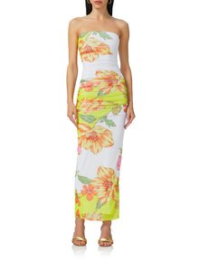 Marlo Maxi Dress | Color Block Floral