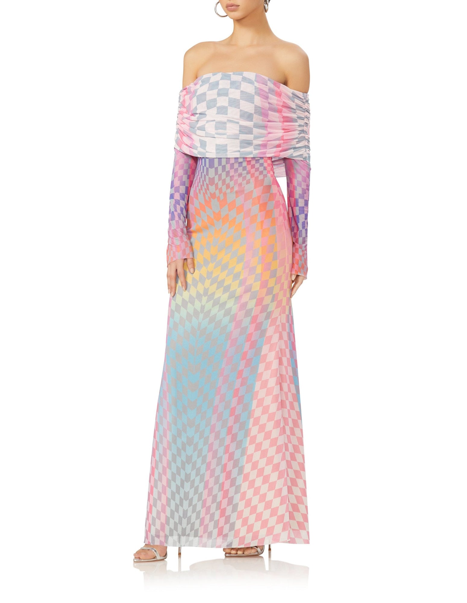 Thelma Maxi Dress | Grid Ombre