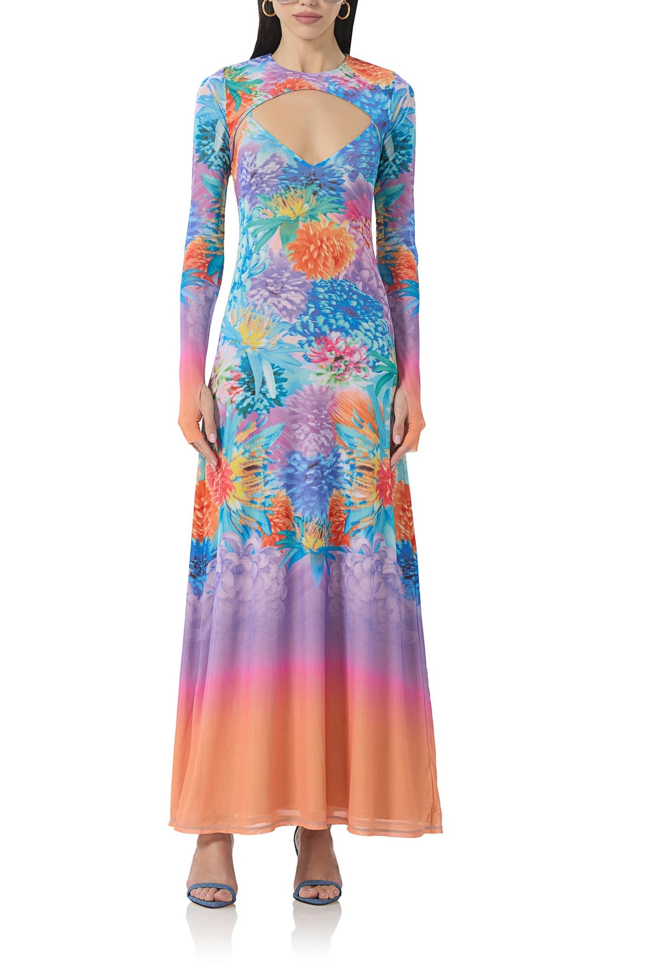 Cyr Maxi Dress | Neon Botanical