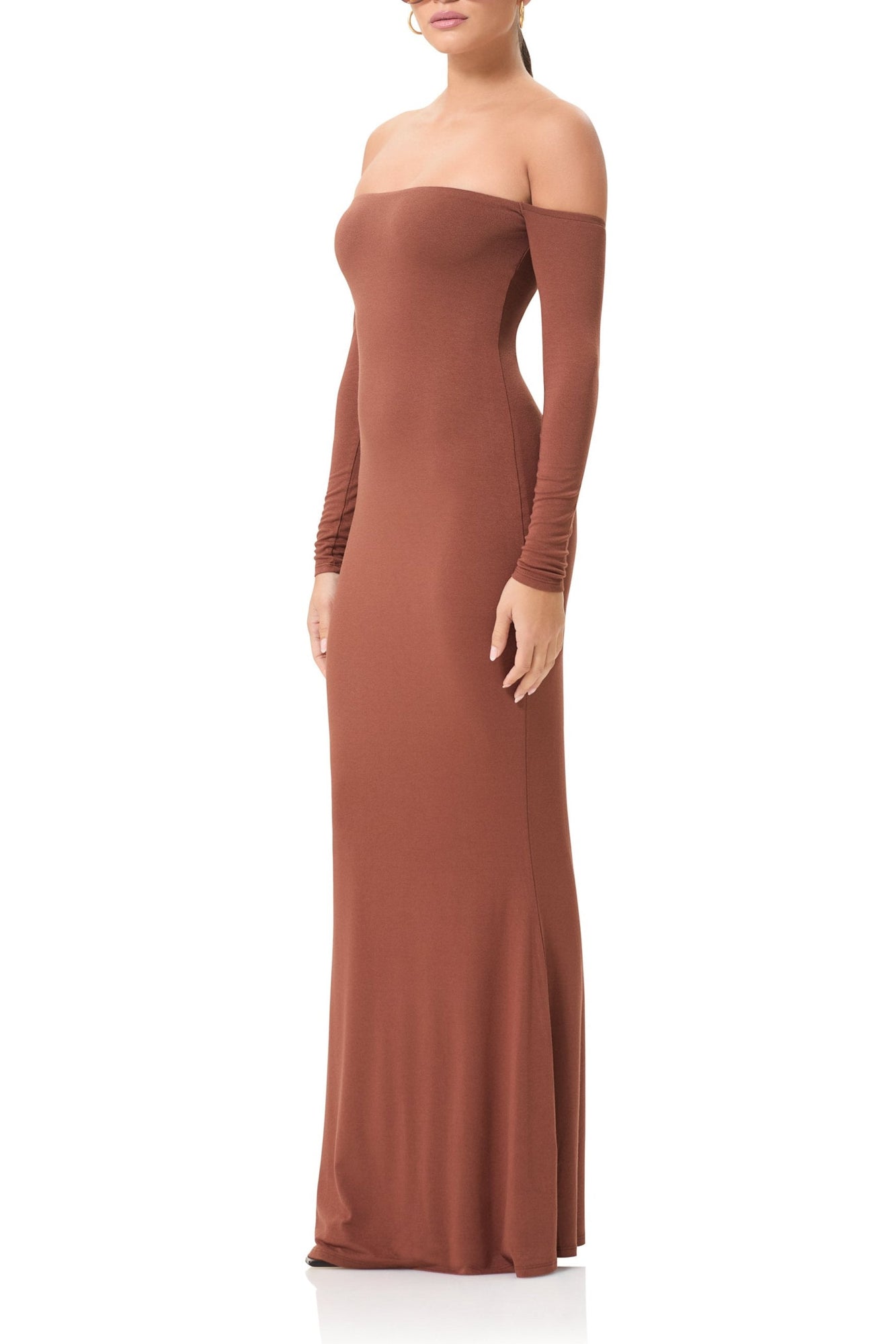 Mickey Maxi Dress | Dark Clay