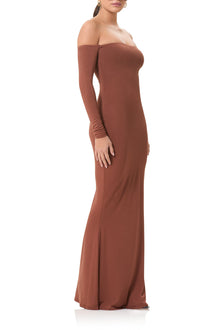 Mickey Maxi Dress | Dark Clay