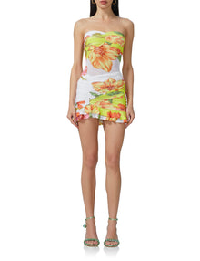 Laney Mini Dress | Color Block Floral