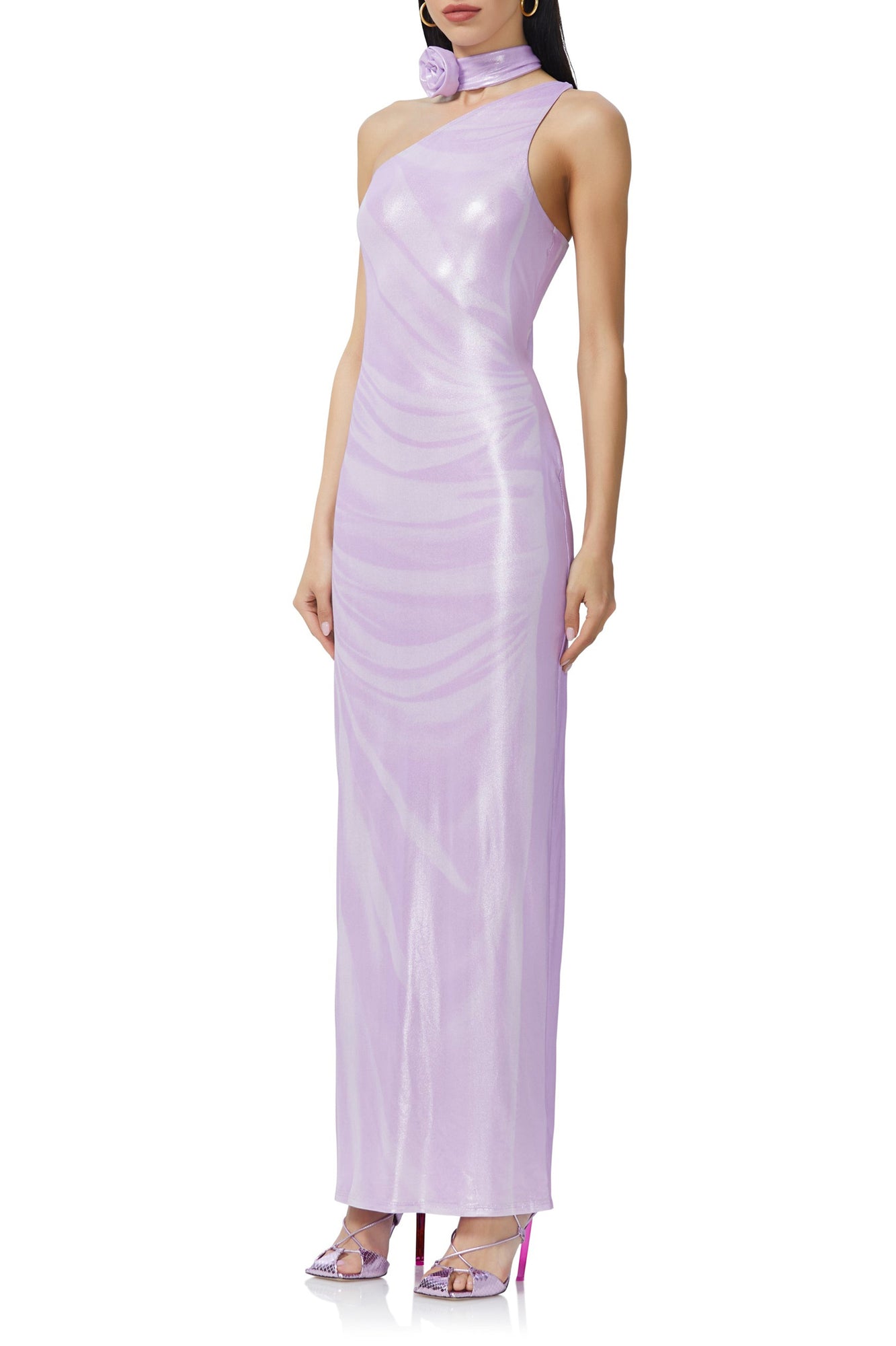 Savoy Maxi Dress | Orchid Shine Drape