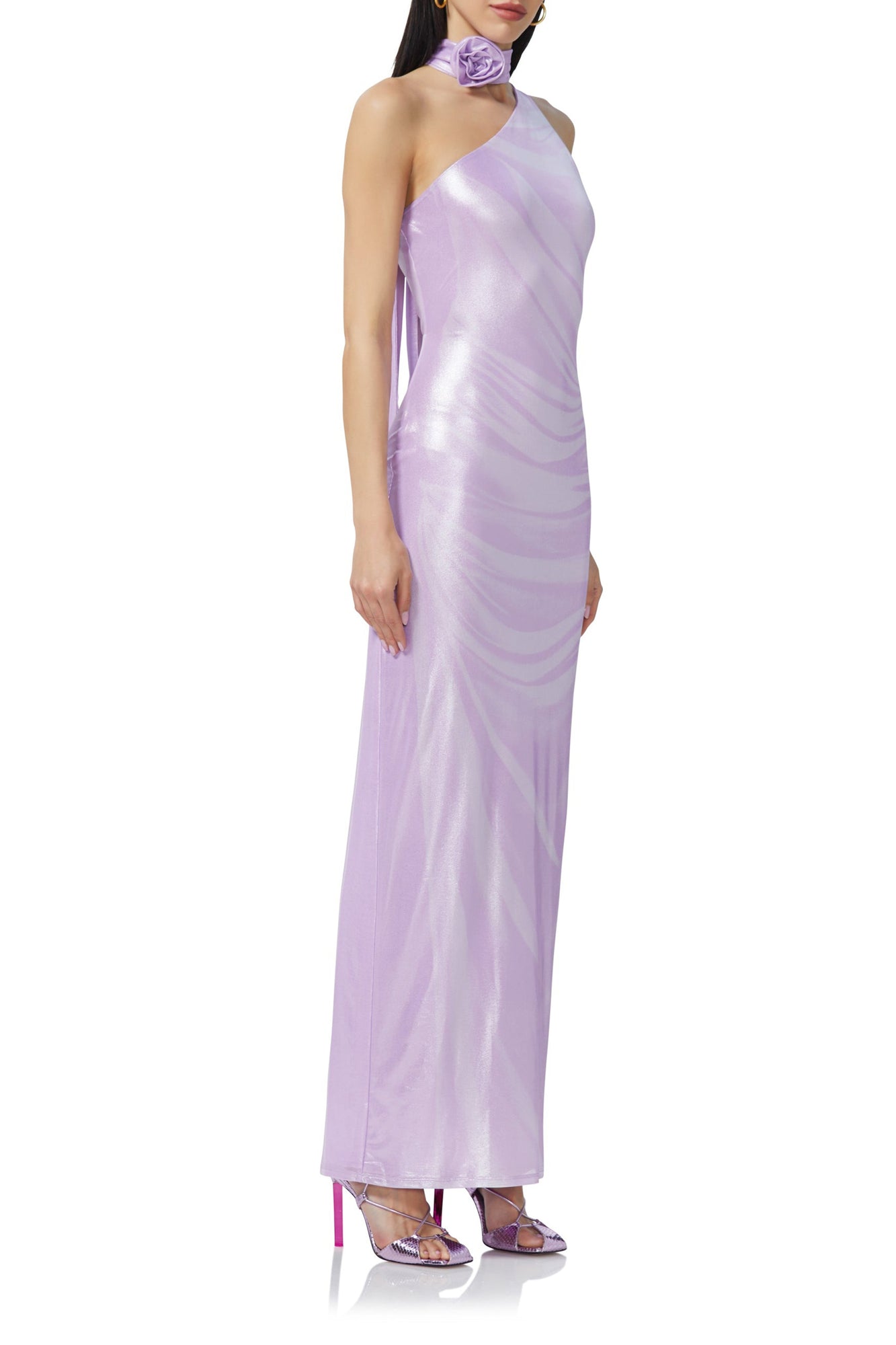 Savoy Maxi Dress | Orchid Shine Drape