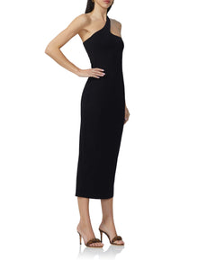 Sloane Midi Dress | Noir