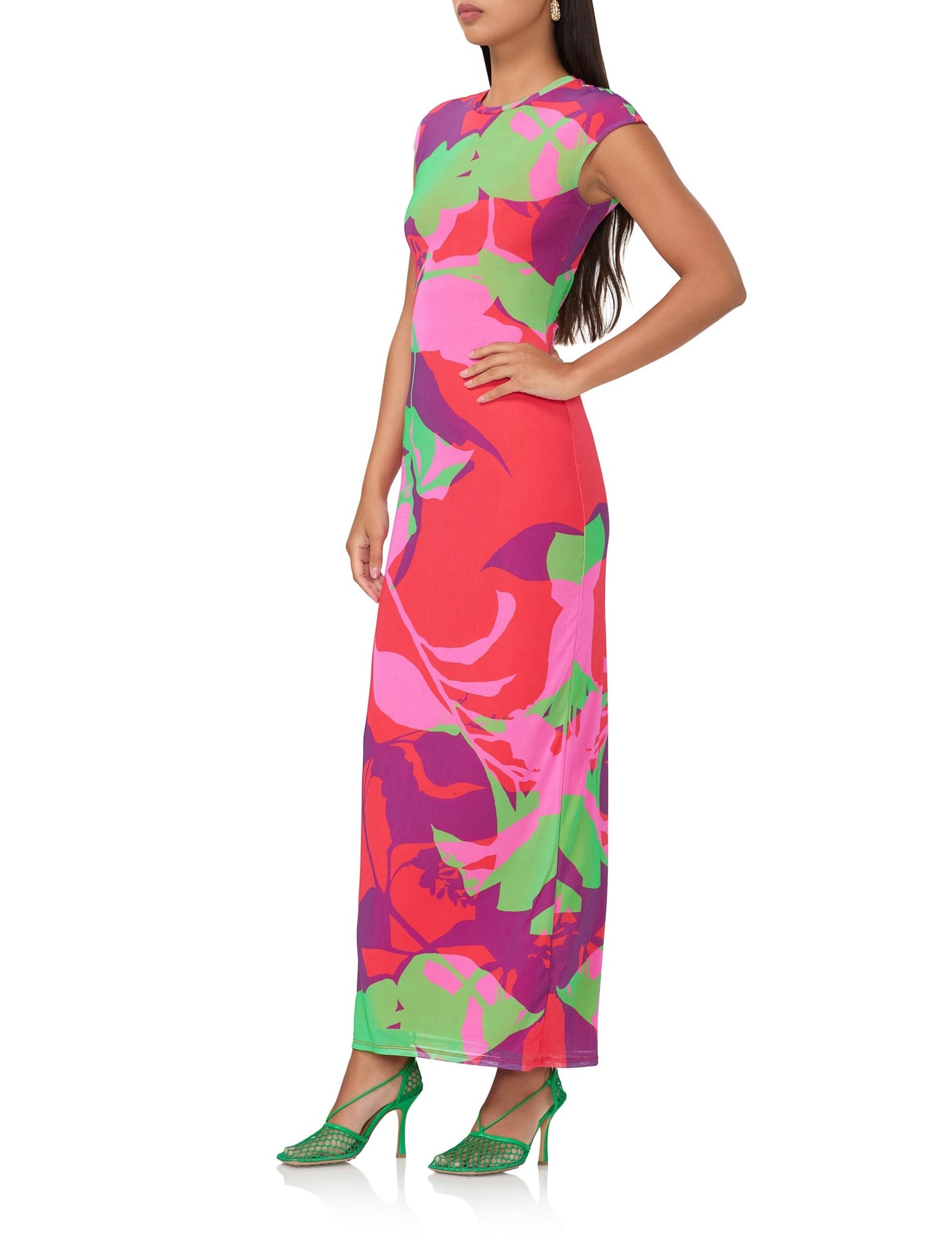 Cody Maxi Dress | Graphic Floral