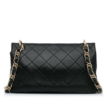 Chanel | Pre-Owned Large Lambskin Twist Chain Enamel CC Flap | Black