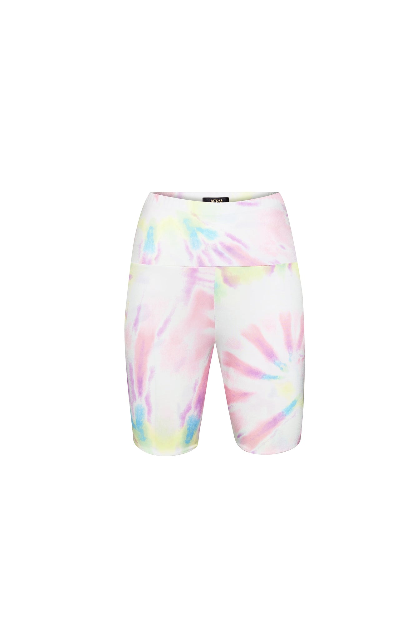 Lawson Biker Short | Blanc Spiral Tie Dye