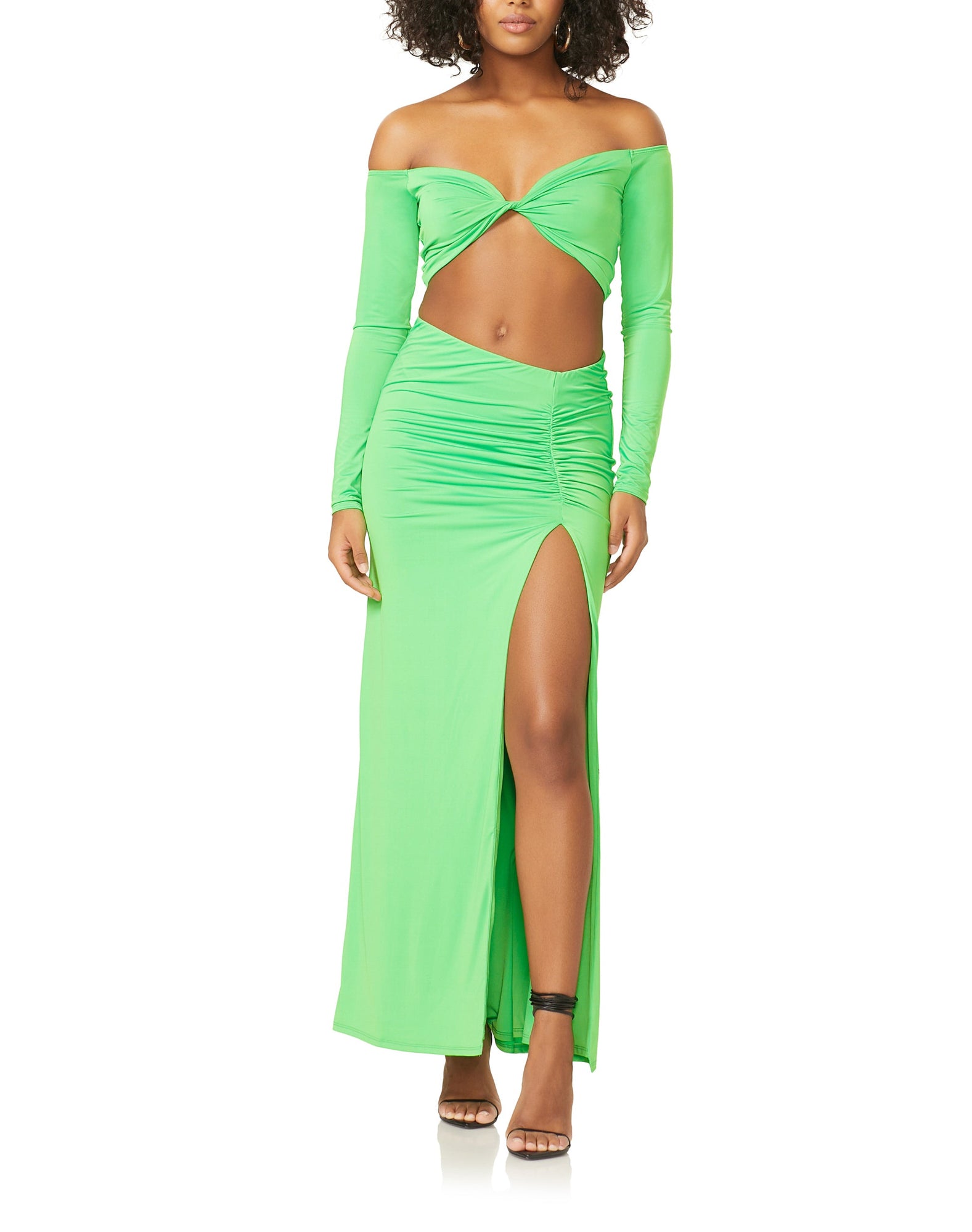 Devon Skirt | Neon Green