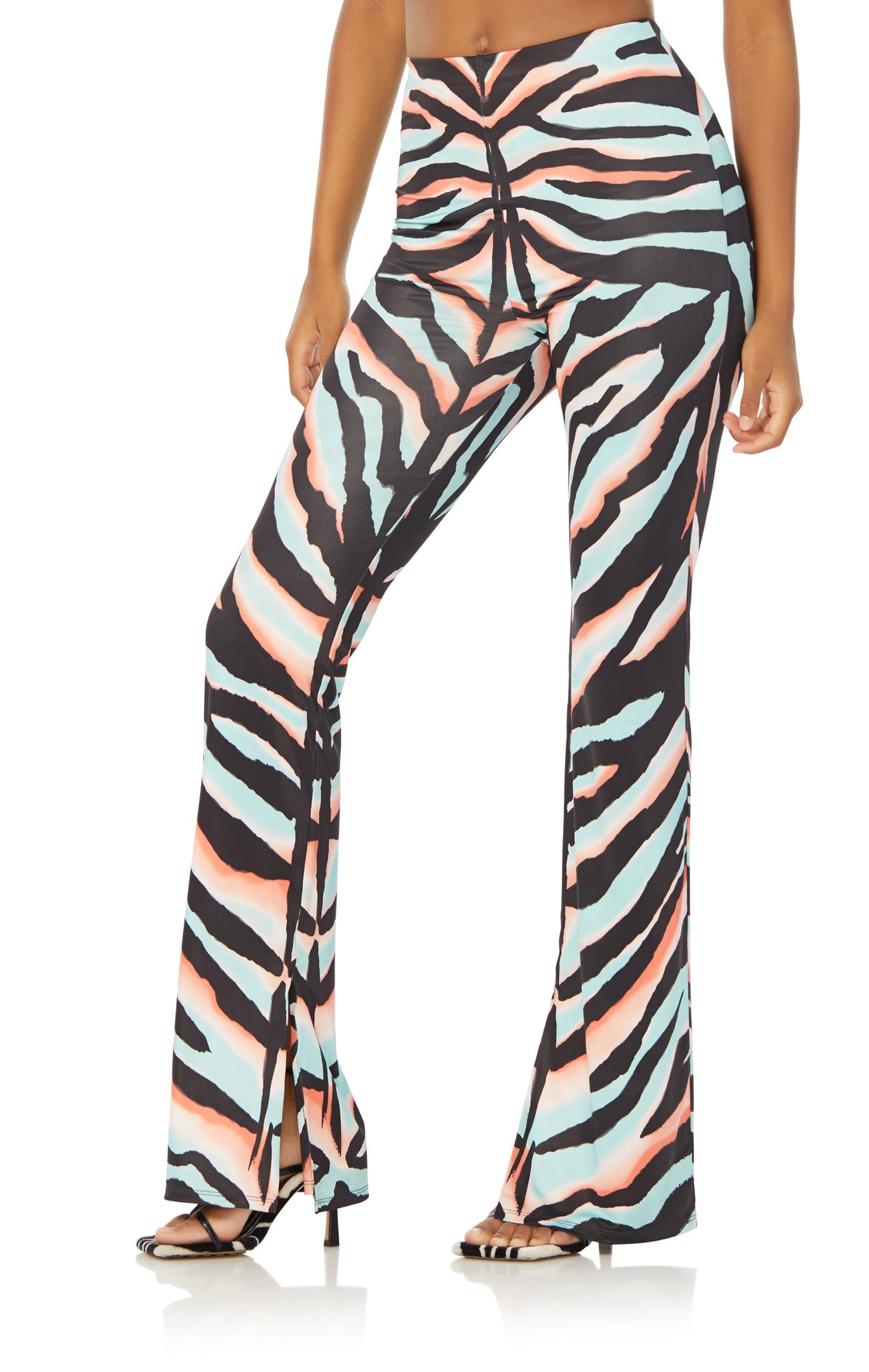 Irena Pants | Teal Zebra Placement