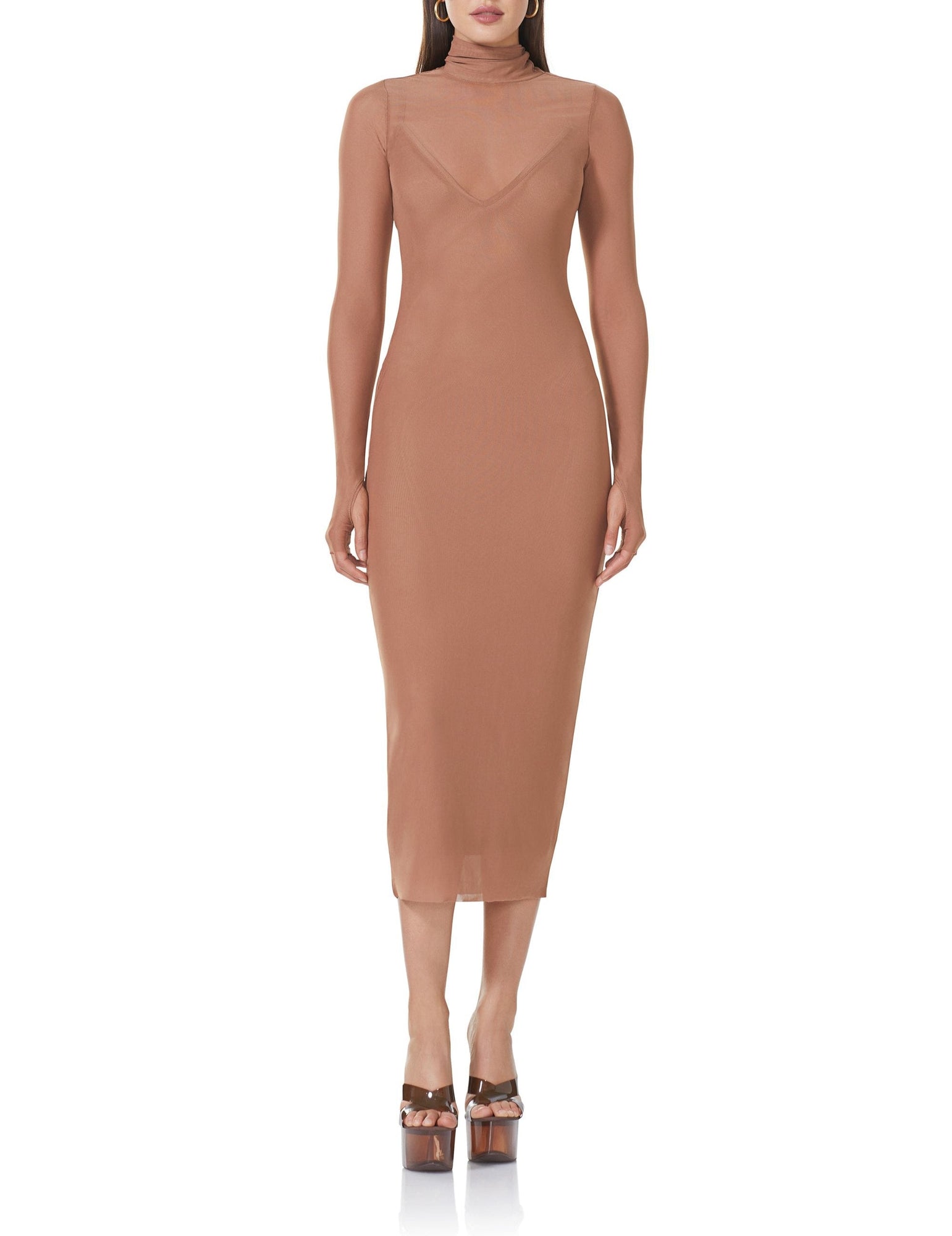 Shailene Dress | Raw Umber