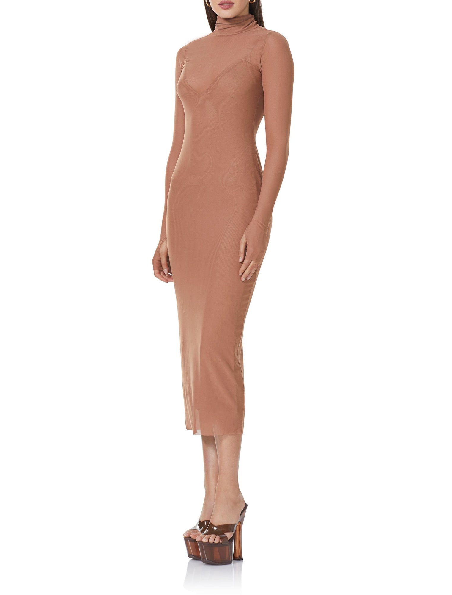 Shailene Dress | Raw Umber