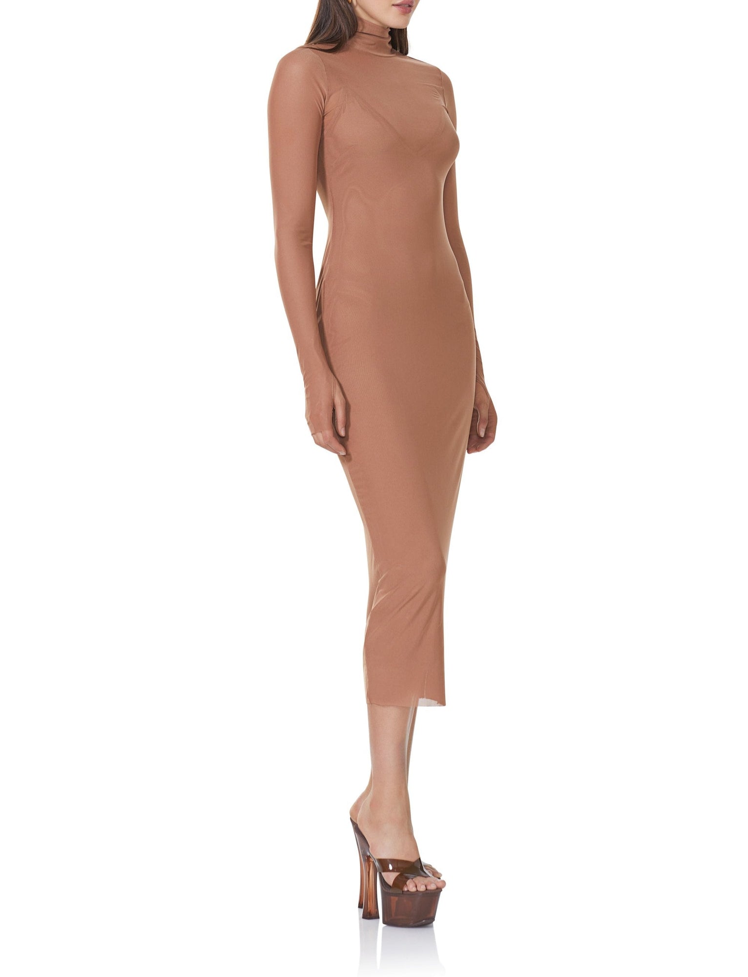 Shailene Dress | Raw Umber