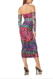 Rosanna Dress | Abstract Multi Zebra