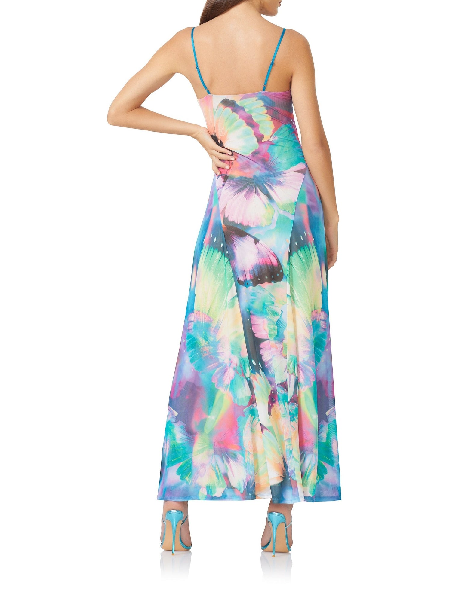 Ridley Maxi Dress | Abstract Butterfly