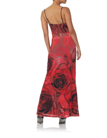 Gillian Dress | Placed Large Rose