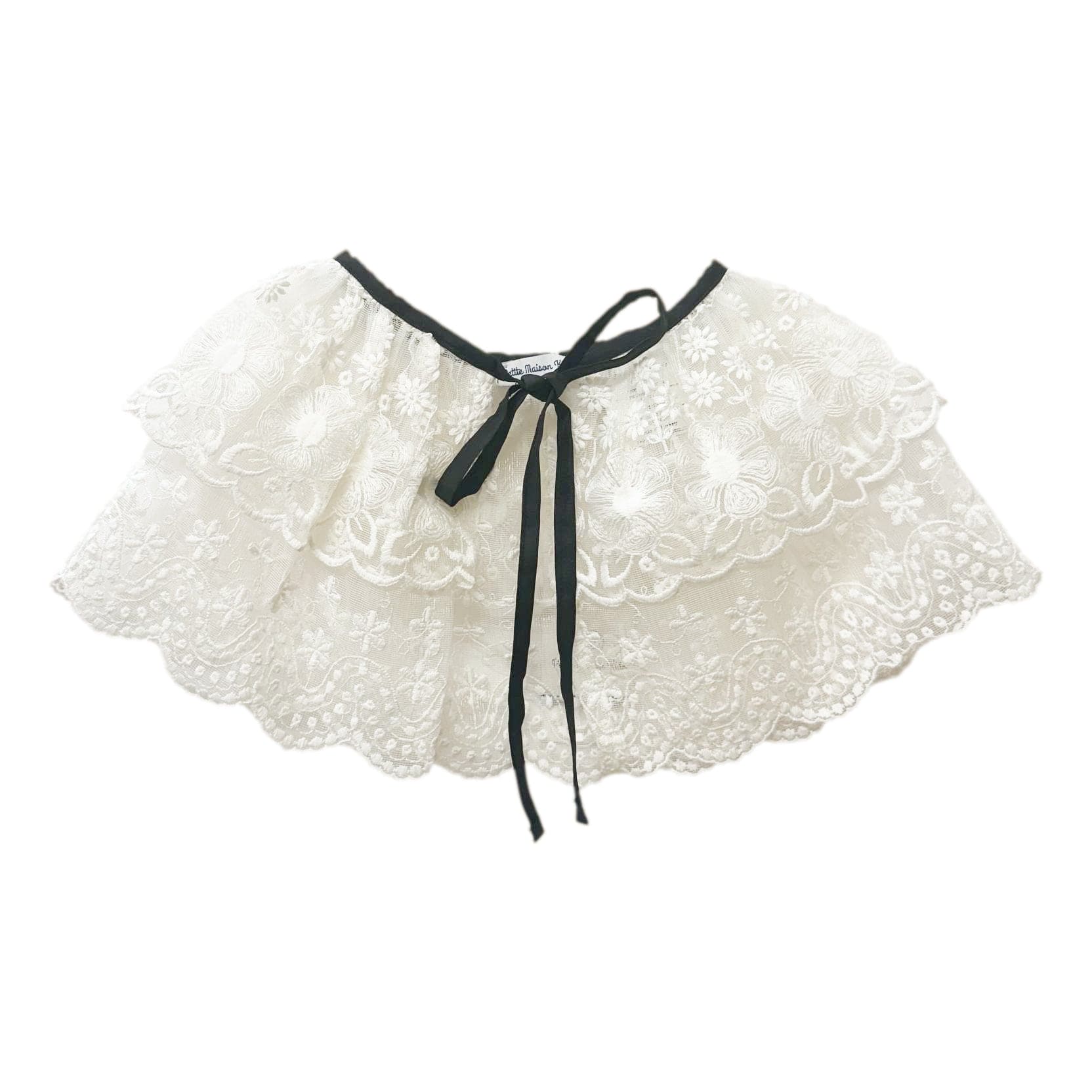 Coco Lace Cape | Ivory