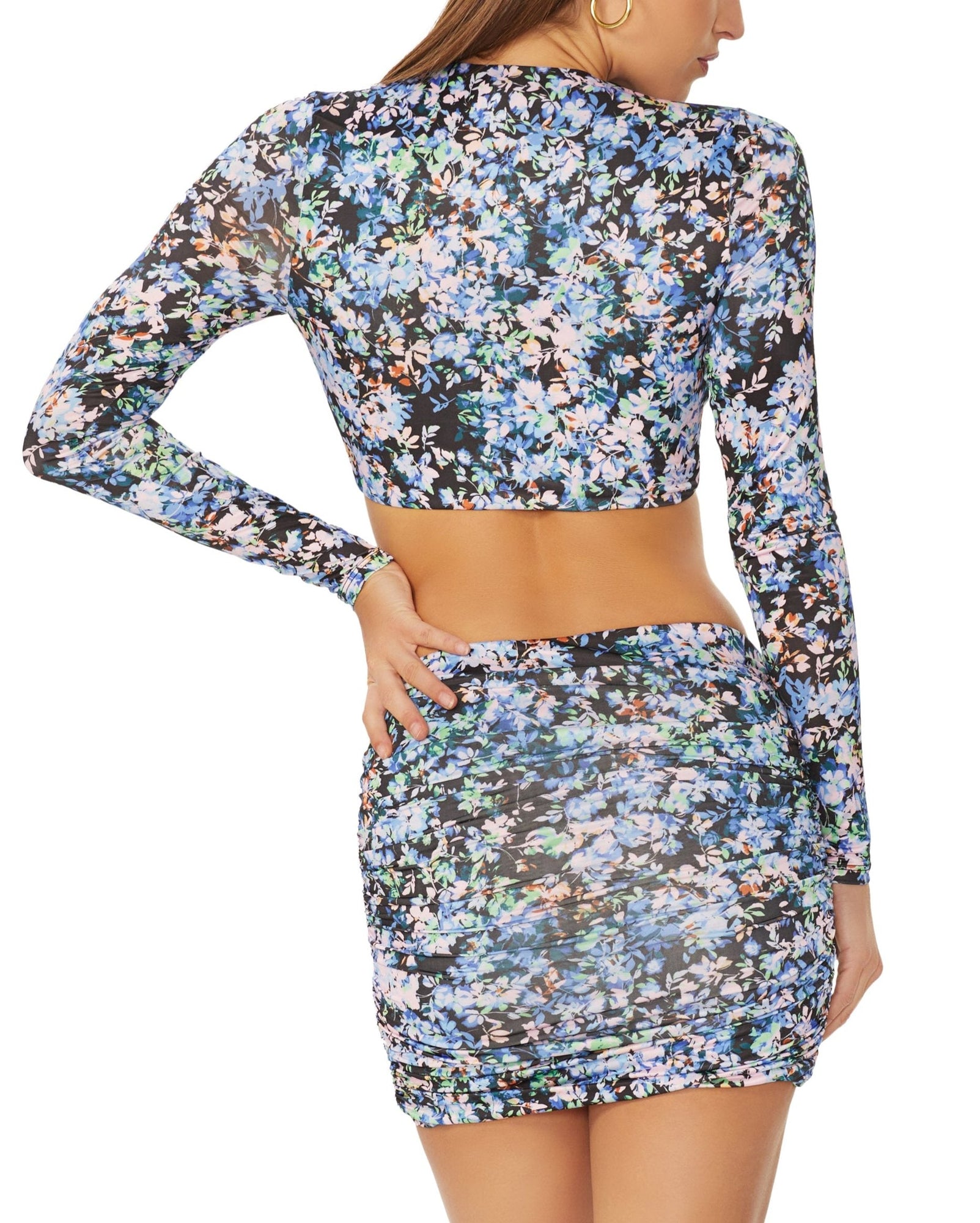 Nico Top | Blue Wildflower