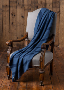 Home | Zebra Throw | Navy / English Manor