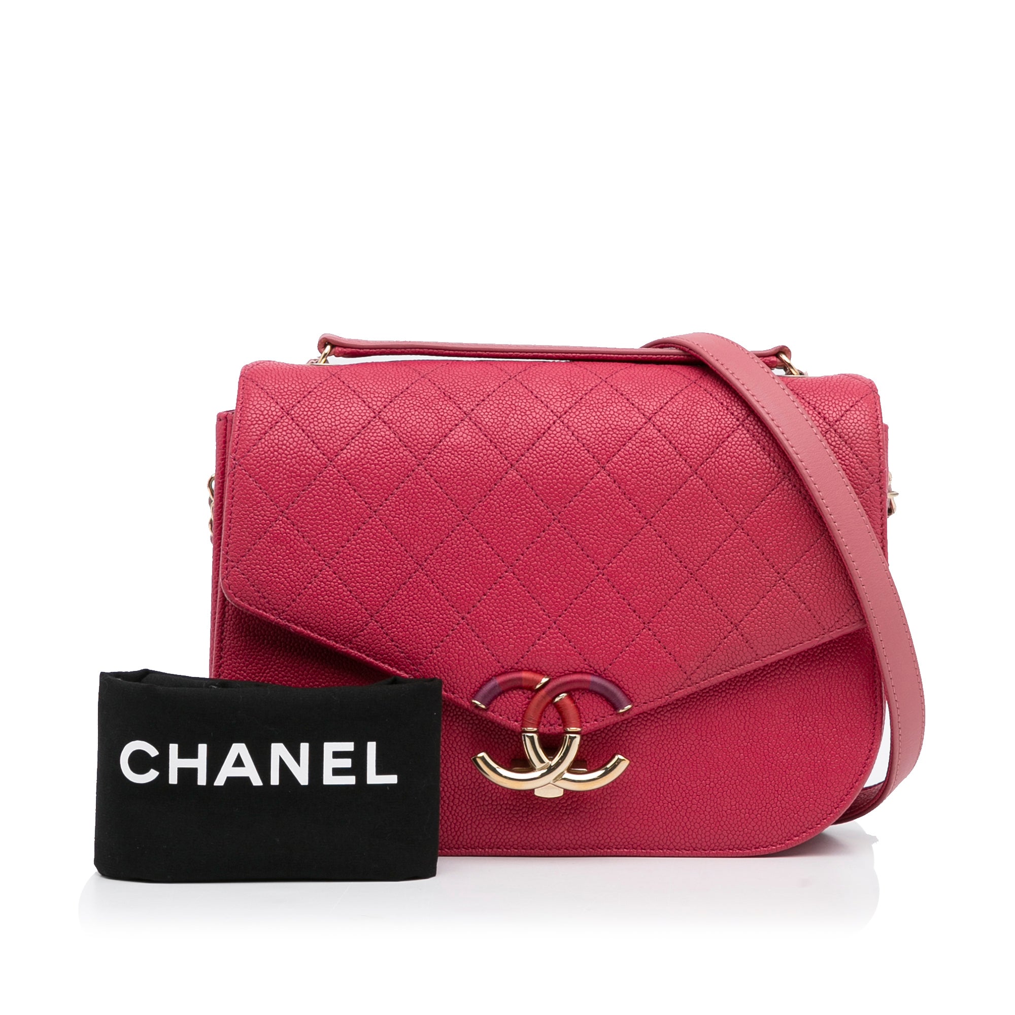 Chanel Pre-Owned Medium Calfskin Cuba Flap | Women | Pink