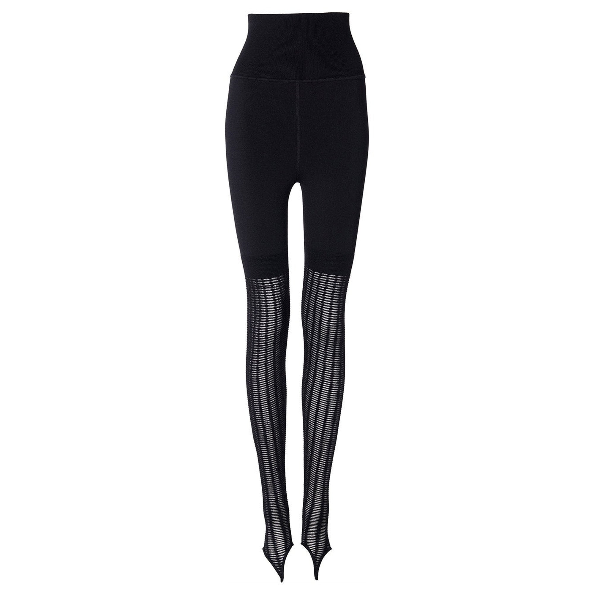 ALAÏA | Knit Leggings | Black