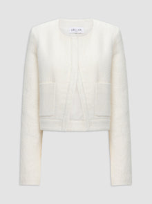 Alba Cardigan Jacket | White
