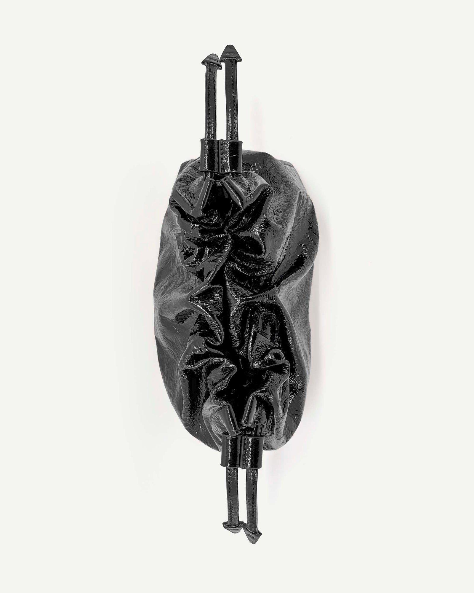 Alexandra Petite Drawstring | Black Crinkle