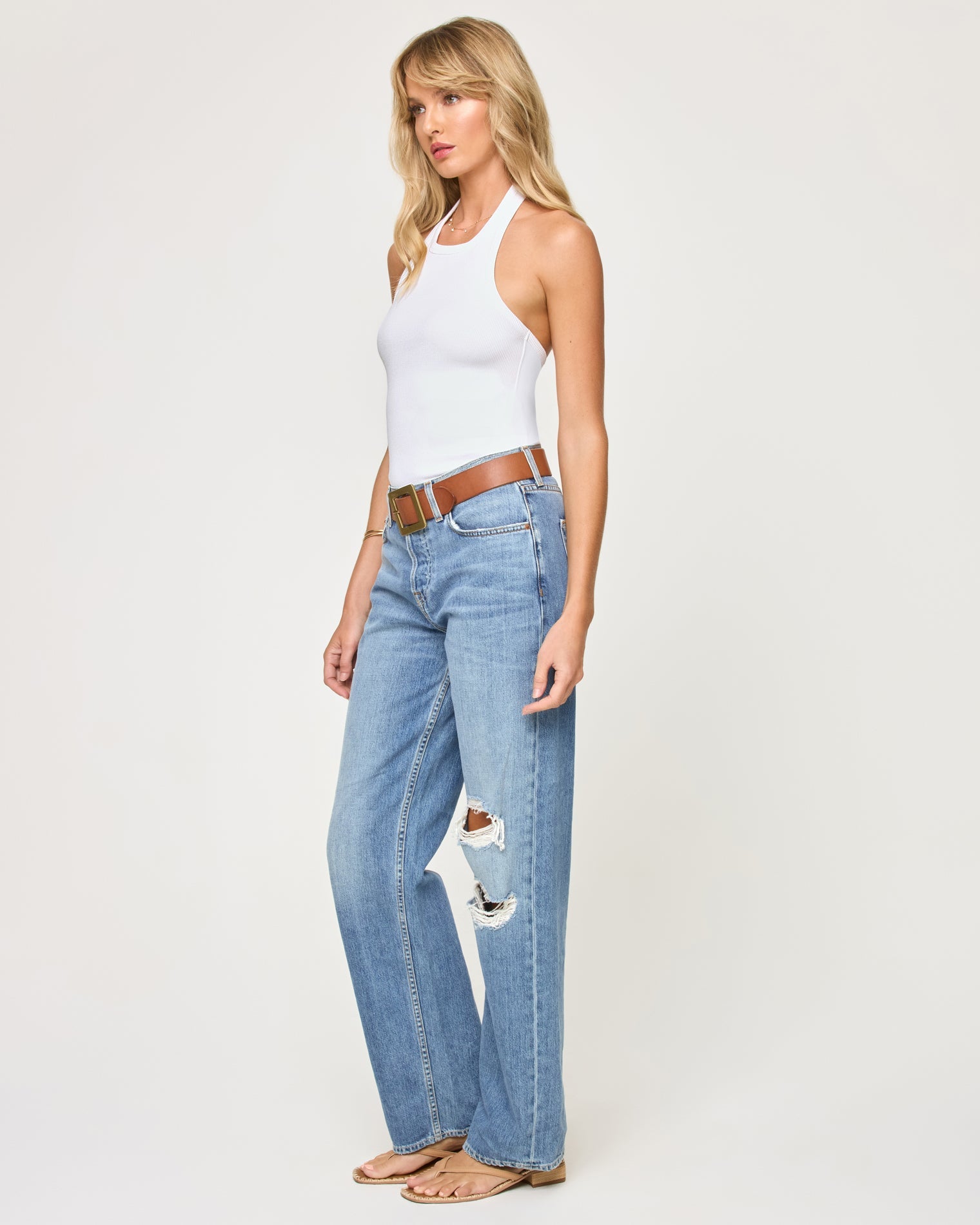 Alyx Halter Tank | White