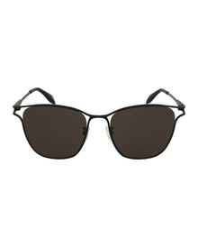 Alexander McQueen Square Metal Sunglasses | Black