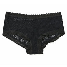 Animal Lace Boyshort | Black