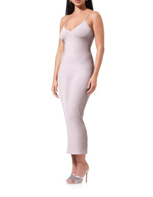 Amina Mesh Dress | Nude Illusion