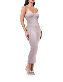 Amina Mesh Dress | Nude Illusion