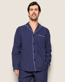 Men's Twill Pajama Set | Nordic Antlers