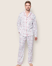 Men's Twill Pajama Set | Winter Nostalgia