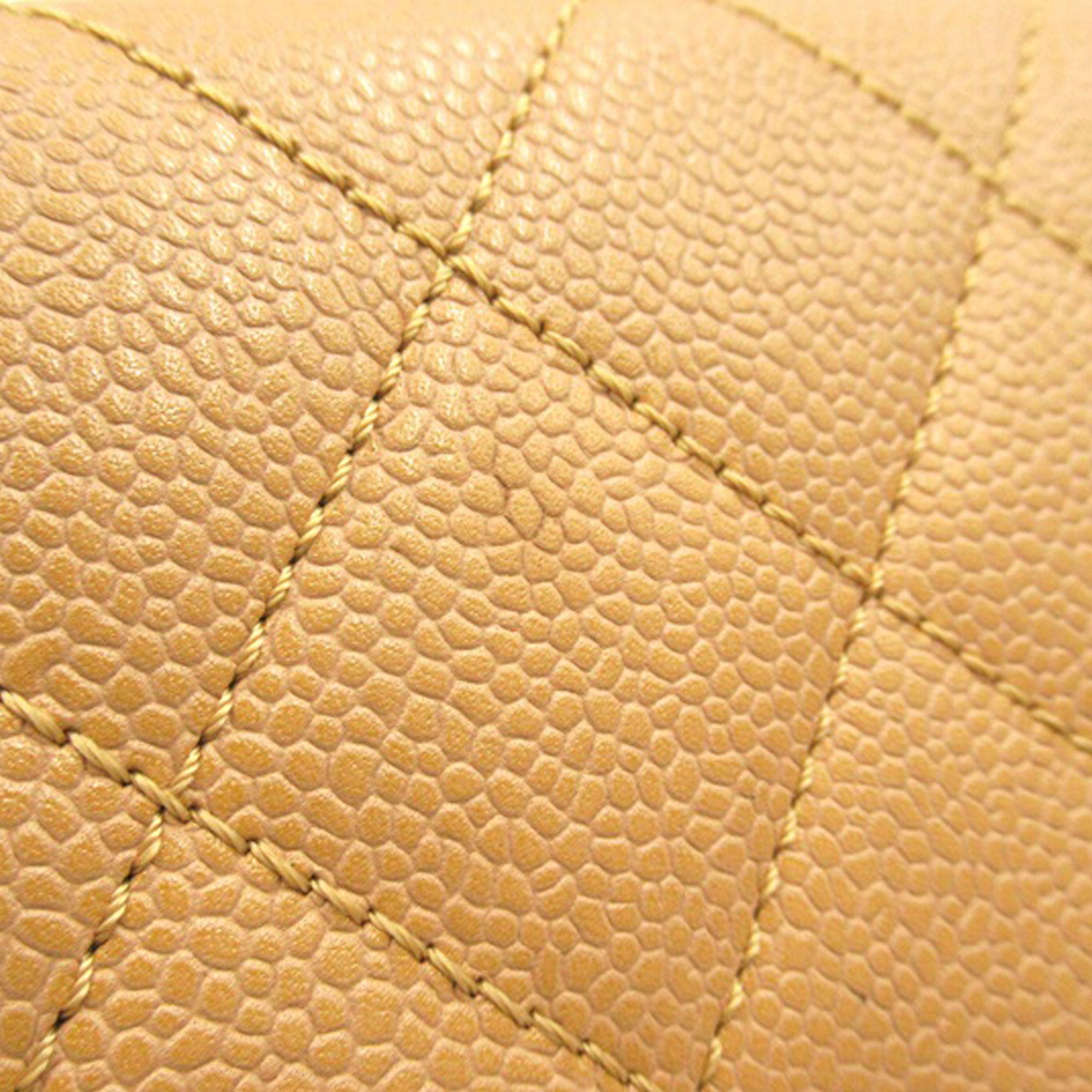 Chanel | Pre-Owned Caviar Kelly Top Handle Bag | Brown/Light Brown