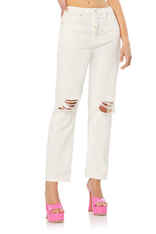 Dex Boyfriend Pant | Bright White