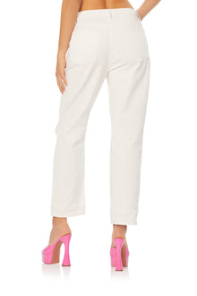 Dex Boyfriend Pant | Bright White