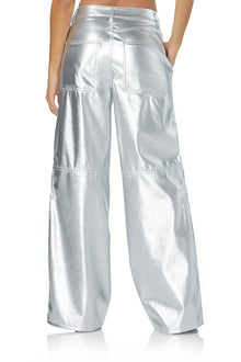 Wynn Cargo Pant | Silver Metallic